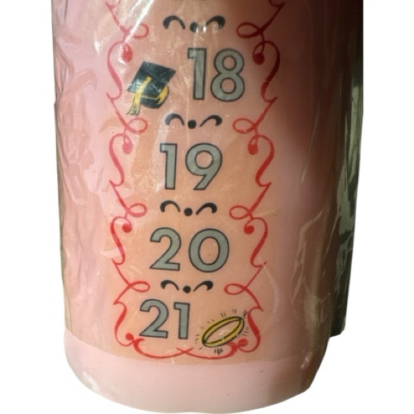 Vintage 1950s Penn Wax Works Happy Birthday Candle Ages 1-21 Original Box Unused - Picture 6 of 14